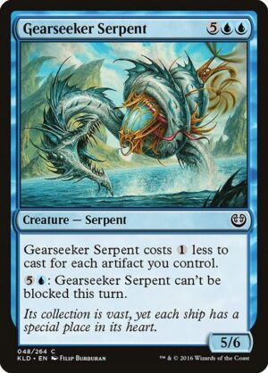 Gearseeker Serpent - Foil<br /><span class="collector-number">Collector No. </span>