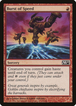 Burst of Speed<br /><span class="collector-number">Collector No. 129</span>