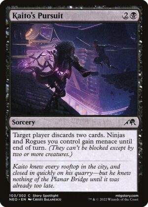 Kaito's Pursuit - Foil<br /><span class="collector-number">Collector No. </span>