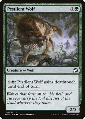 Pestilent Wolf - Foil<br /><span class="collector-number">Collector No. 192</span>
