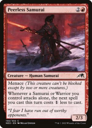 Peerless Samurai - Foil<br /><span class="collector-number">Collector No. </span>