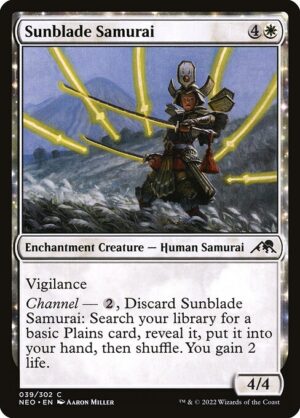 Sunblade Samurai - Foil<br /><span class="collector-number">Collector No. </span>