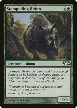 Stampeding Rhino<br /><span class="collector-number">Collector No. 204</span>