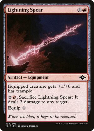 Lightning Spear<br /><span class="collector-number">Collector No. 134</span>