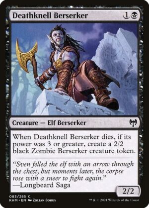 Deathknell Berserker - Foil<br /><span class="collector-number">Collector No. </span>