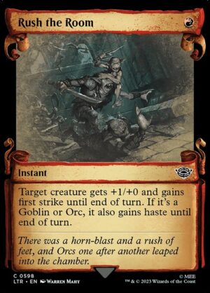 Rush the Room (Showcase Scrolls) - Foil<br /><span class="collector-number">Collector No. 598</span>