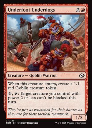 Underfoot Underdogs<br /><span class="collector-number">Collector No. 129</span>