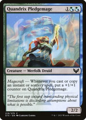 Quandrix Pledgemage<br /><span class="collector-number">Collector No. 219</span>