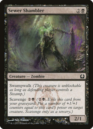 Sewer Shambler<br /><span class="collector-number">Collector No. 75</span>