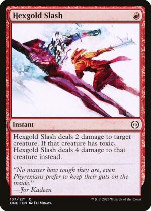 Hexgold Slash<br /><span class="collector-number">Collector No. 137</span>