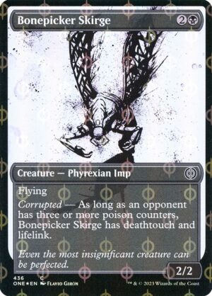 Bonepicker Skirge (Showcase) (Step-and-Compleat Foil) - Foil<br /><span class="collector-number">Collector No. 436</span>