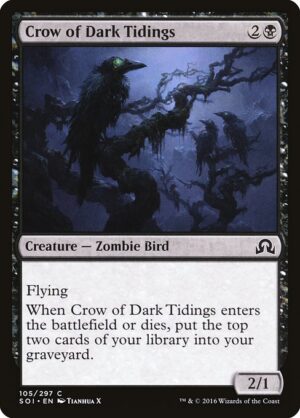 Crow of Dark Tidings<br /><span class="collector-number">Collector No. 105</span>
