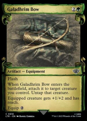 Galadhrim Bow (Showcase Scrolls)<br /><span class="collector-number">Collector No. 618</span>