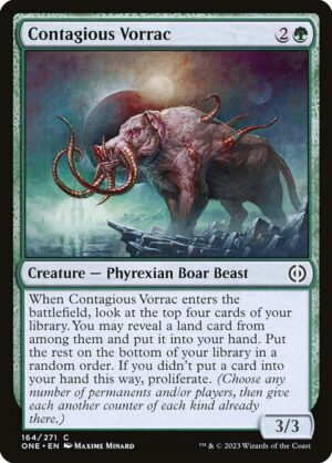 Contagious Vorrac - Foil<br /><span class="collector-number">Collector No. 164</span>