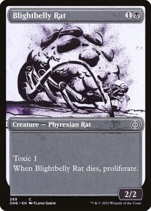Blightbelly Rat (Showcase)<br /><span class="collector-number">Collector No. 289</span>