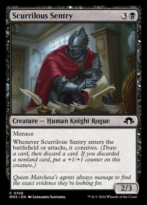 Scurrilous Sentry<br /><span class="collector-number">Collector No. 108</span>