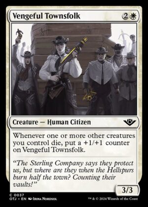 Vengeful Townsfolk<br /><span class="collector-number">Collector No. 37</span>