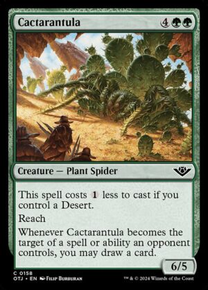Cactarantula - Foil<br /><span class="collector-number">Collector No. 158</span>