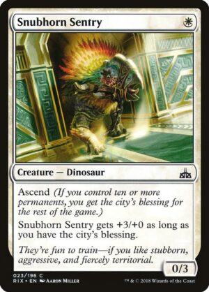 Snubhorn Sentry<br /><span class="collector-number">Collector No. 23</span>