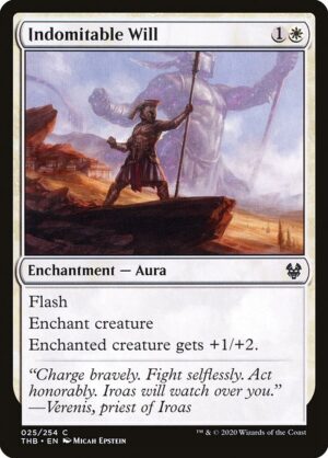 Indomitable Will<br /><span class="collector-number">Collector No. 25</span>