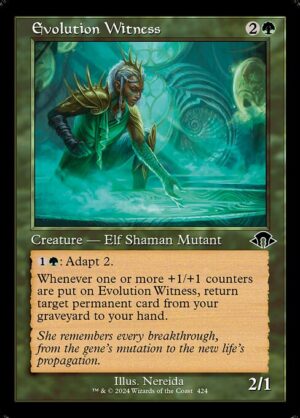 Evolution Witness (Retro Frame) - Foil<br /><span class="collector-number">Collector No. 424</span>