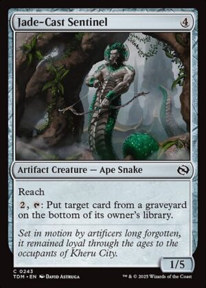 Jade-Cast Sentinel<br /><span class="collector-number">Collector No. 243</span>