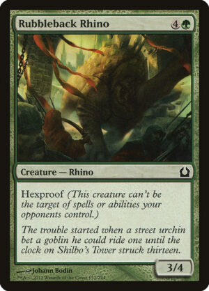 Rubbleback Rhino<br /><span class="collector-number">Collector No. 132</span>