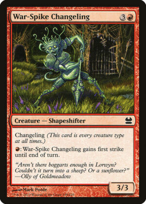 War-Spike Changeling<br /><span class="collector-number">Collector No. 139</span>
