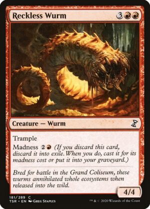 Reckless Wurm<br /><span class="collector-number">Collector No. 181</span>