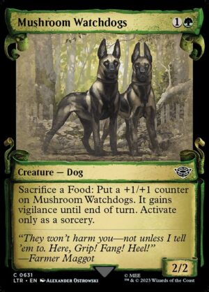 Mushroom Watchdogs (Showcase Scrolls) - Foil<br /><span class="collector-number">Collector No. 631</span>