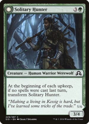 Solitary Hunter<br /><span class="collector-number">Collector No. 229</span>