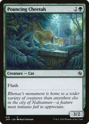 Pouncing Cheetah<br /><span class="collector-number">Collector No. 419</span>