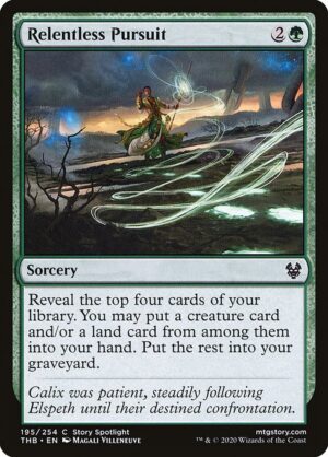 Relentless Pursuit<br /><span class="collector-number">Collector No. 195</span>