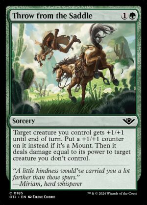 Throw from the Saddle<br /><span class="collector-number">Collector No. 185</span>