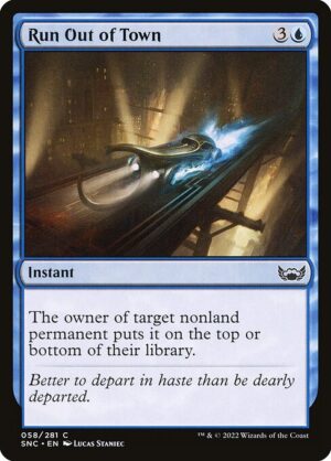 Run Out of Town - Foil<br /><span class="collector-number">Collector No. 58</span>