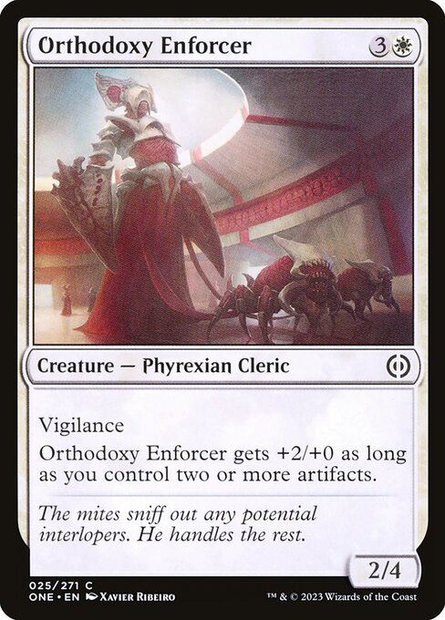 Orthodoxy Enforcer<br /><span class="collector-number">Collector No. 25</span>