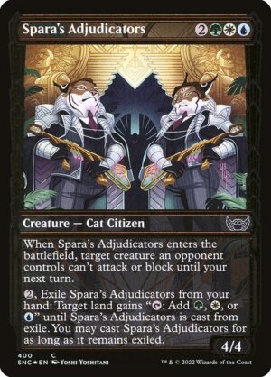 Spara's Adjudicators (Gilded Foil) - Foil<br /><span class="collector-number">Collector No. 400</span>