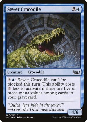 Sewer Crocodile<br /><span class="collector-number">Collector No. 60</span>