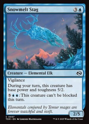 Snowmelt Stag<br /><span class="collector-number">Collector No. 57</span>