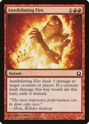 Annihilating Fire<br /><span class="collector-number">Collector No. 85</span>