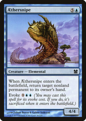 Aethersnipe<br /><span class="collector-number">Collector No. 36</span>