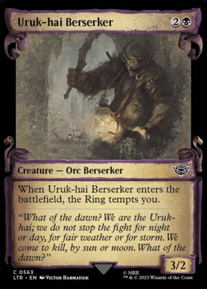 Uruk-hai Berserker (Showcase Scrolls) - Foil<br /><span class="collector-number">Collector No. 563</span>