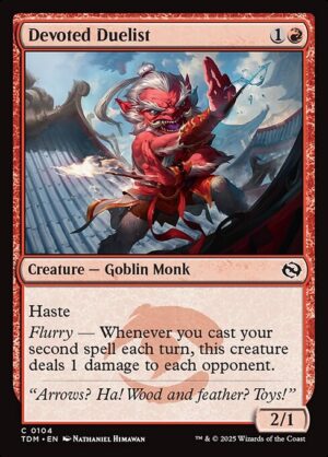 Devoted Duelist - Foil<br /><span class="collector-number">Collector No. 104</span>