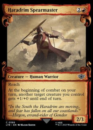 Haradrim Spearmaster (Showcase Scrolls)<br /><span class="collector-number">Collector No. 586</span>