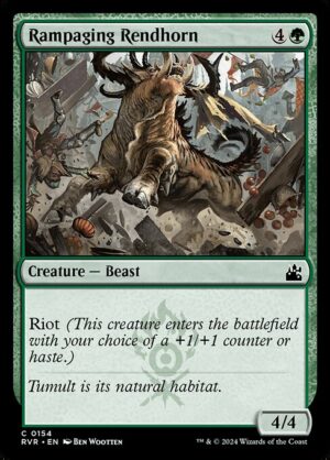 Rampaging Rendhorn<br /><span class="collector-number">Collector No. 154</span>