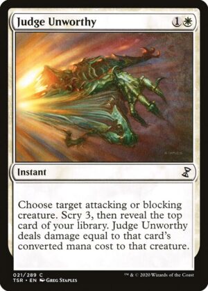 Judge Unworthy<br /><span class="collector-number">Collector No. 21</span>