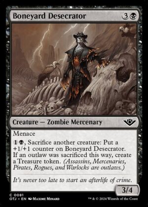 Boneyard Desecrator<br /><span class="collector-number">Collector No. 81</span>
