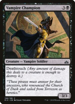 Vampire Champion<br /><span class="collector-number">Collector No. 198</span>