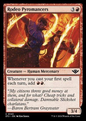 Rodeo Pyromancers<br /><span class="collector-number">Collector No. 143</span>