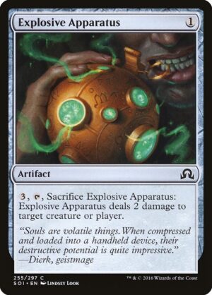 Explosive Apparatus<br /><span class="collector-number">Collector No. 255</span>